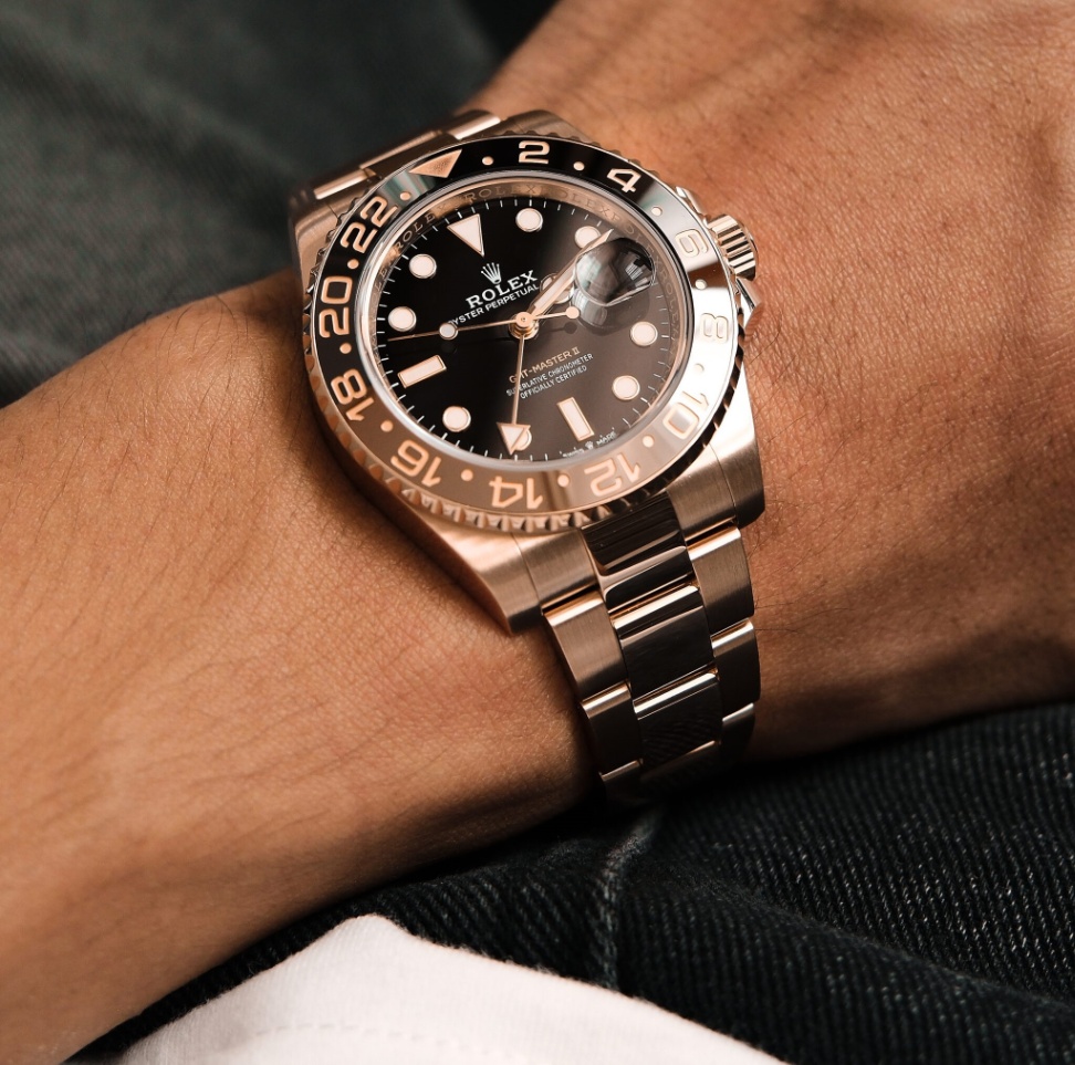 Rolex GMT-Master II 126715CHNR ‘Root Beer’ Black Dial Rose Gold Oyster 2022 - Image 3