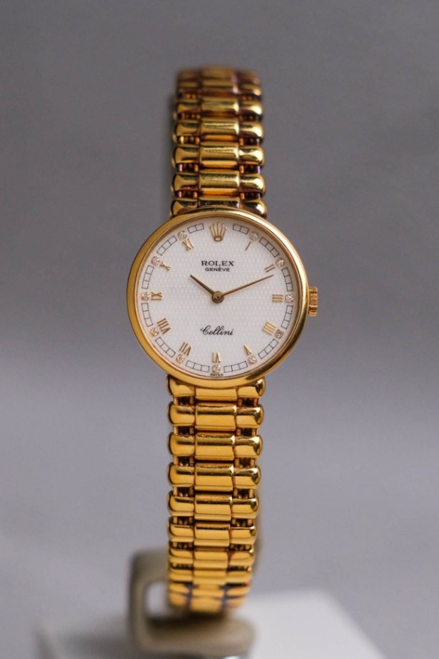 Rolex Cellini 18K Yellow Gold Mother of Pearl Diamond 5161