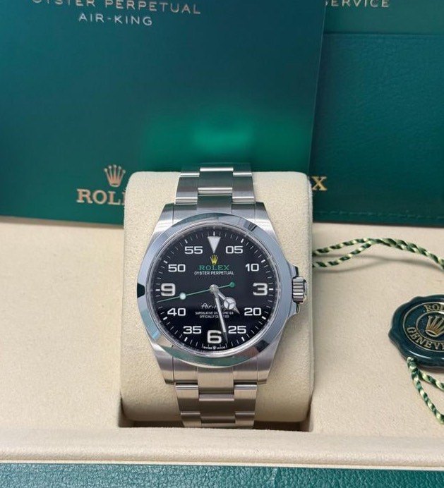 Air-King Black Dial Oystersteel 40mm