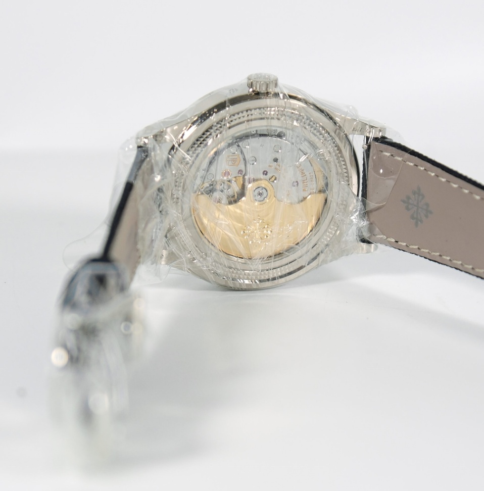 Patek Philippe New Grand Complications 6159G-001 Perpetual Calendar Skeletonized Dial Black Fabric Strap 2025 - Image 4