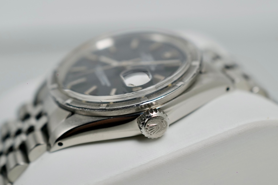 ROLEX Oyster Perpetual Date 1501 Black Dial 34mm thumbnail 4