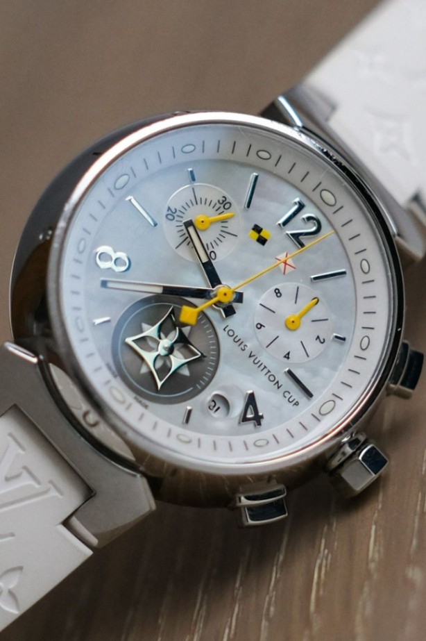 Louis Vuitton Tambour Lovely Cup Mother of Pearl 34mm thumbnail 4