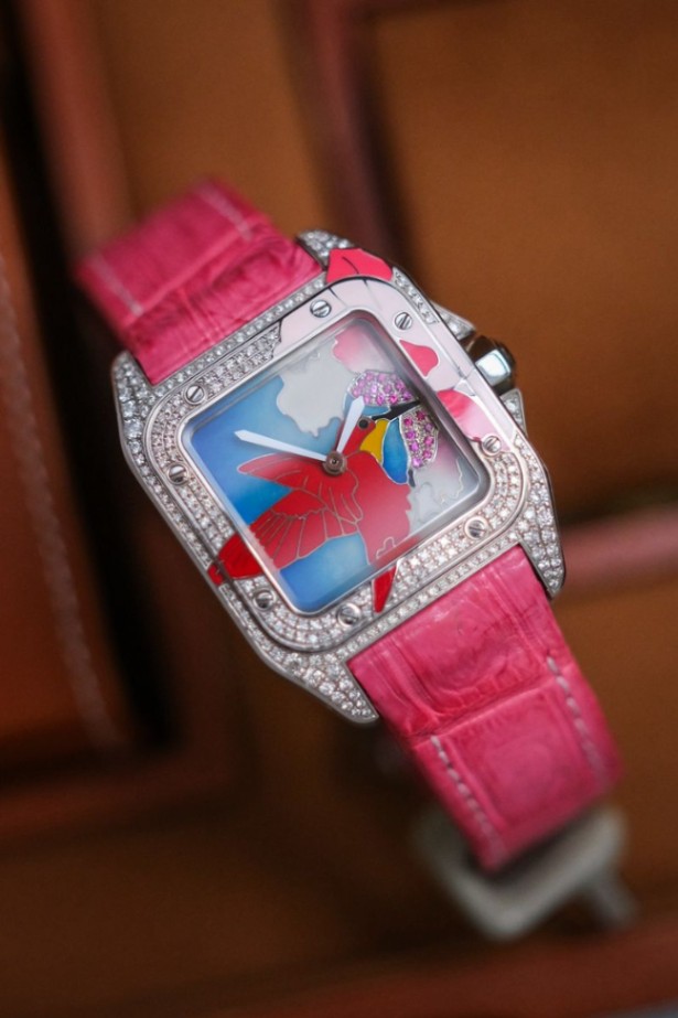 Cartier Santos 100 Medium HummingBird thumbnail 4
