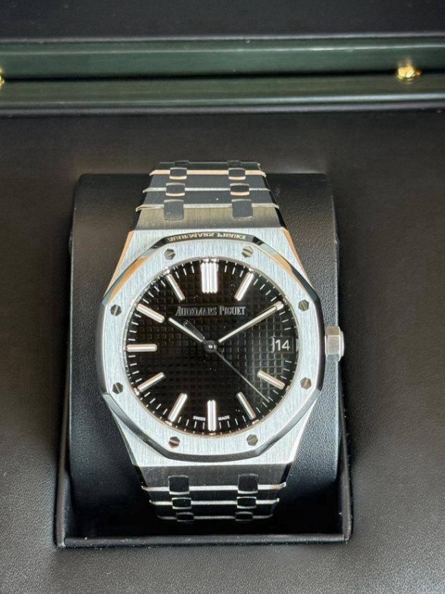AP Royal Oak 15510ST Black Dial 41mm thumbnail 1