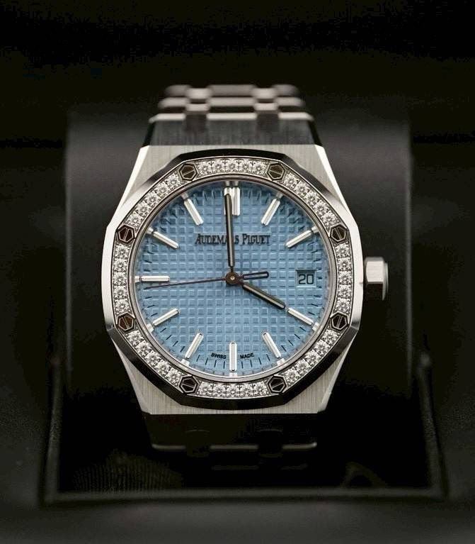 AUDEMARS PIGUET Royal Oak Ice Blue Dial 15551ST 