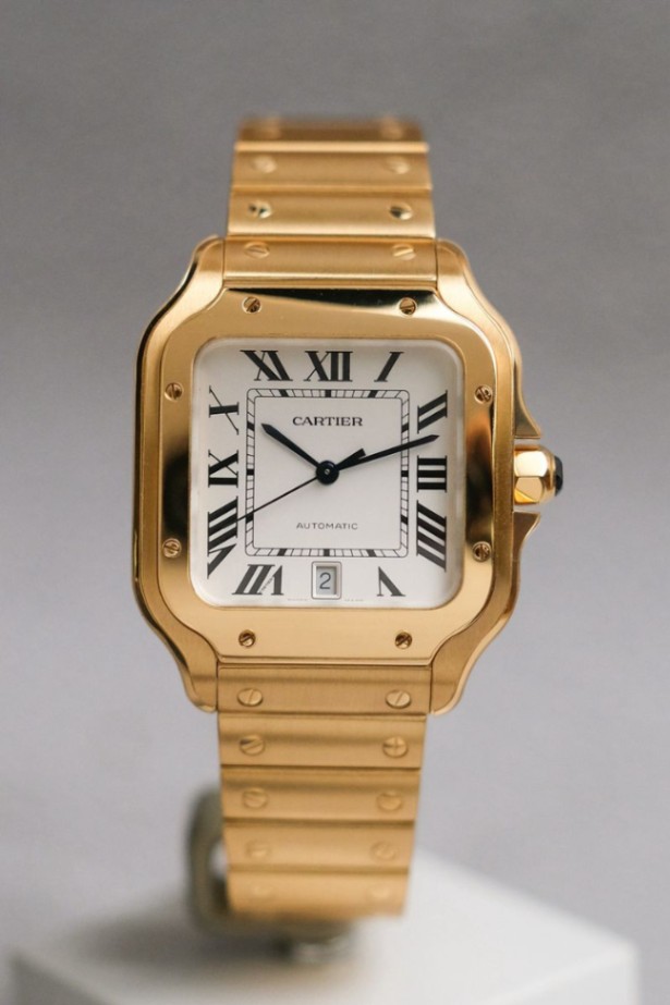 Cartier Santos de Cartier Large Full 18K Yellow Gold WGSA0029
