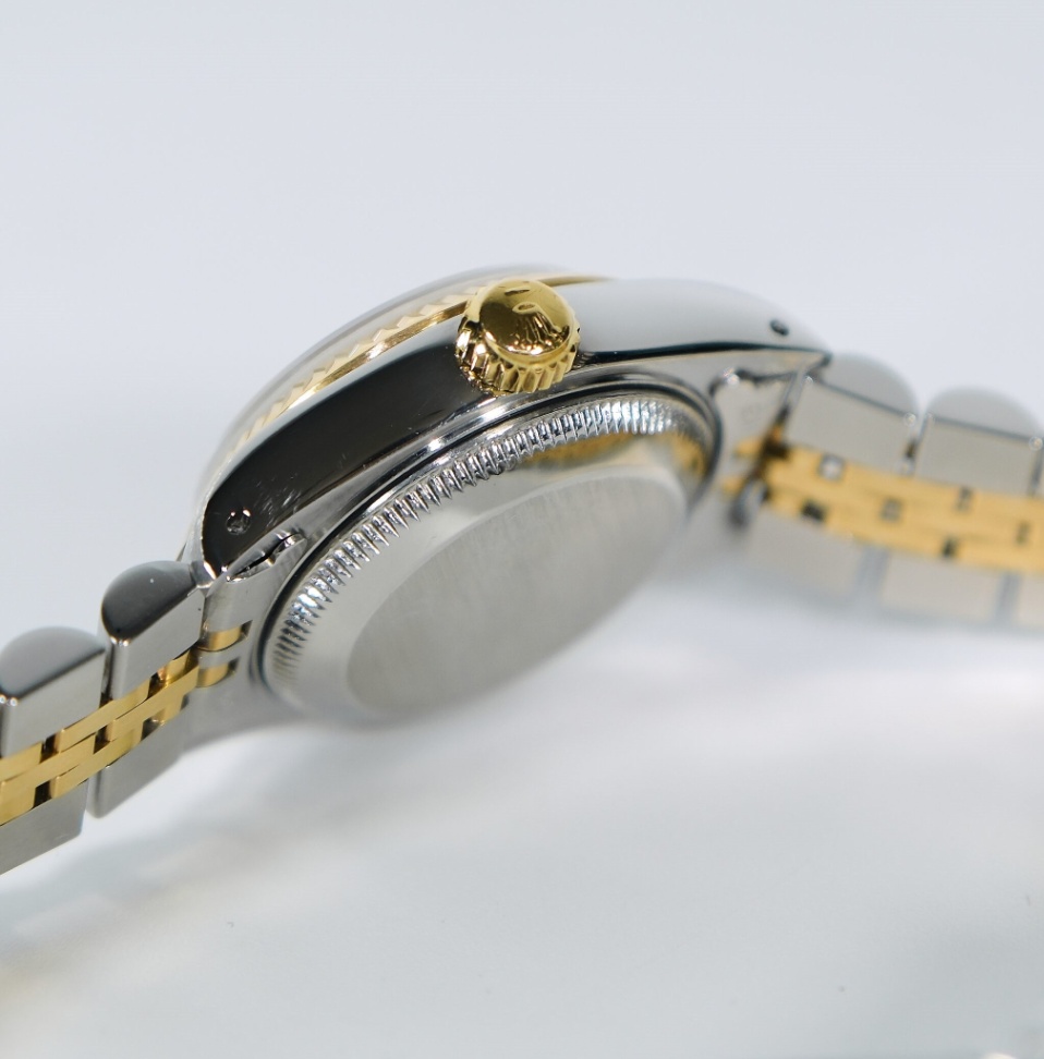 Rolex Datejust 69173 Champagne Diamond Dial Two-Tone Jubilee 1991 26mm. - Image 9