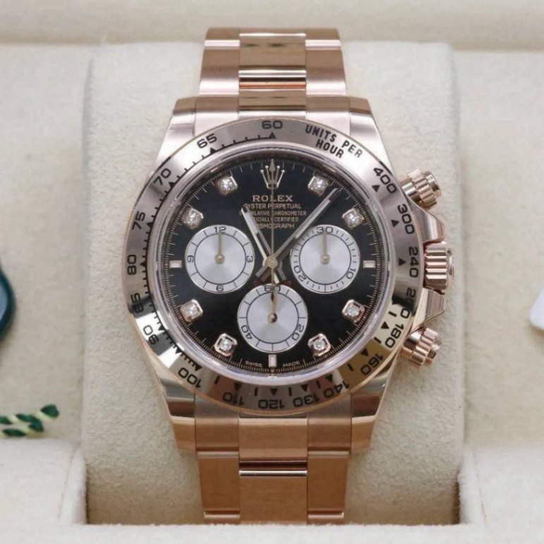 Daytona Black Diamond Full Rose Gold 40mm - Image 2