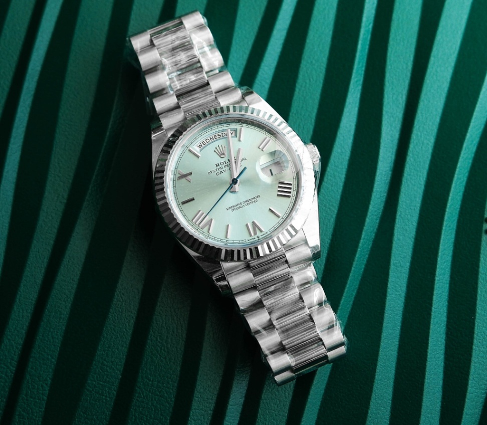 Rolex New Day-Date 228236 Ice Blue Dial Platinum President 2026 