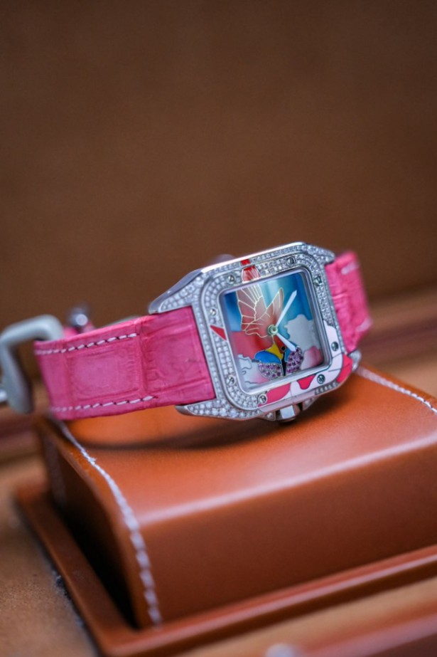 Cartier Santos 100 Medium HummingBird thumbnail 6