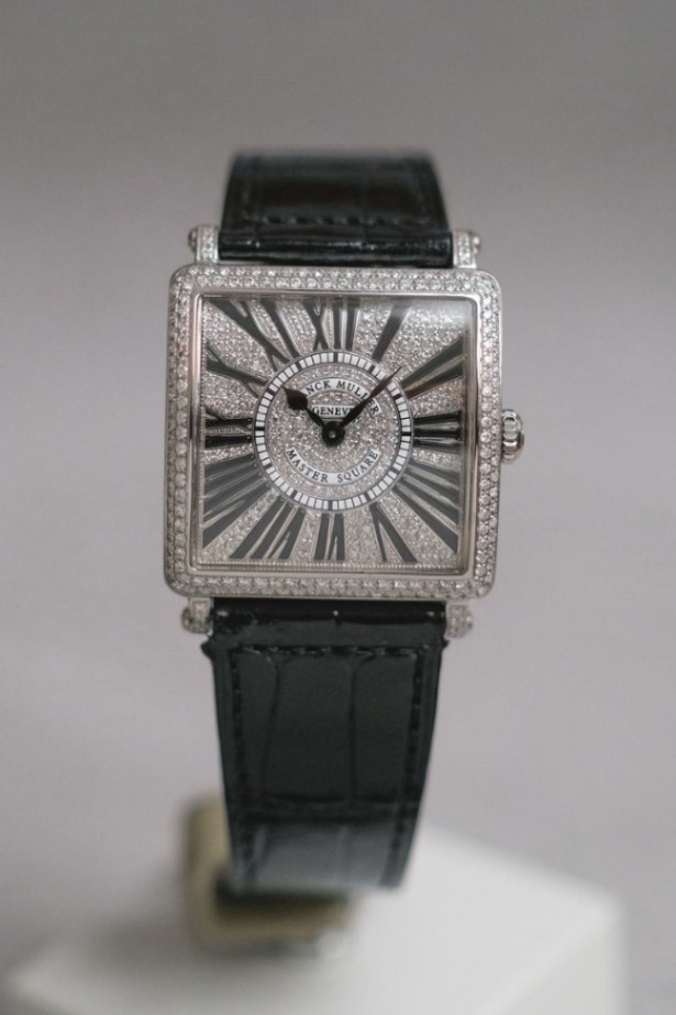 Franck Muller Master Square Full Diamond 6002 M QZ R