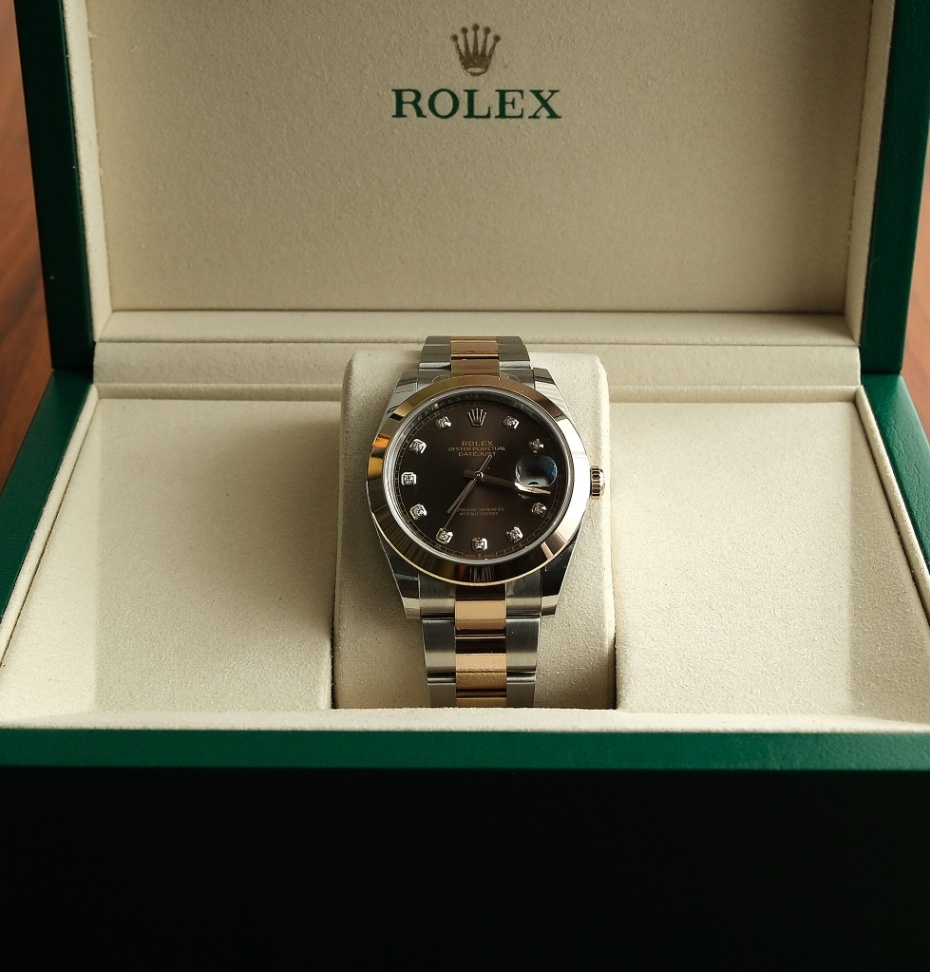 Rolex New Datejust 126301 Chocolate Diamond Dial Two-Tone Oyster 2026 - Image 8