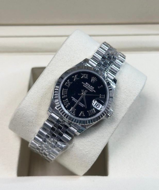 Datejust Black Roman Dial Jubilee 31mm thumbnail 2
