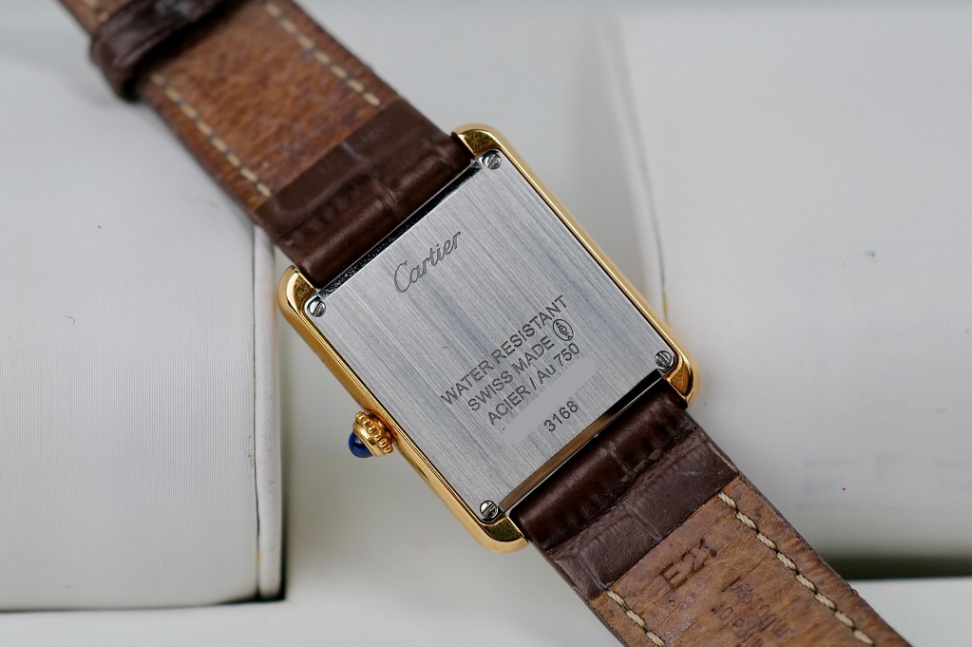 Cartier Tank Solo Gold Small Size 3168 - Image 6