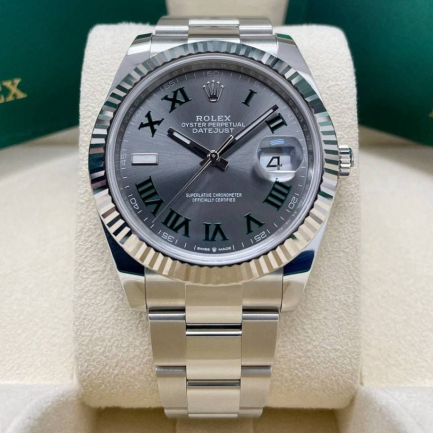 ROLEX Datejust 41 Wimbledon Oyster 126334 thumbnail 3
