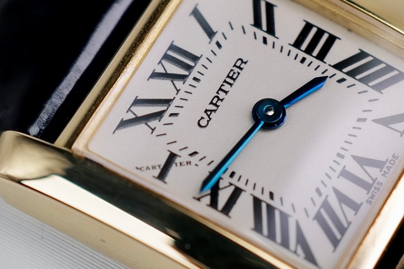 CARTIER Tank Française 2385 18K Gold Small thumbnail 3