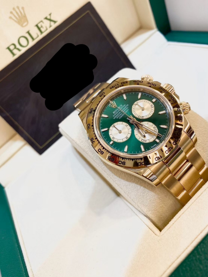 Daytona Green Dial Full Yellow Gold 40mm - Image 3