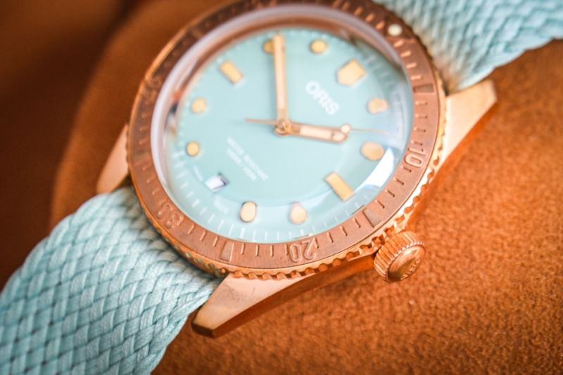 ORIS Divers Sixty-Five Cotton Candy Wild Green thumbnail 3