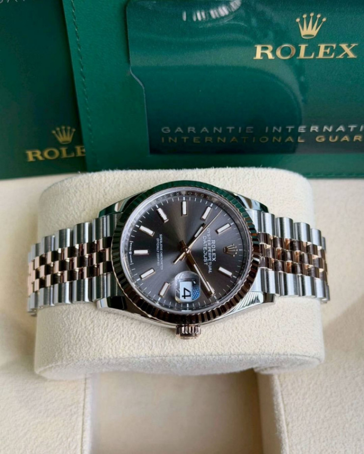 Datejust Slate Dial 2t Rose Gold Jubilee 36mm thumbnail 2