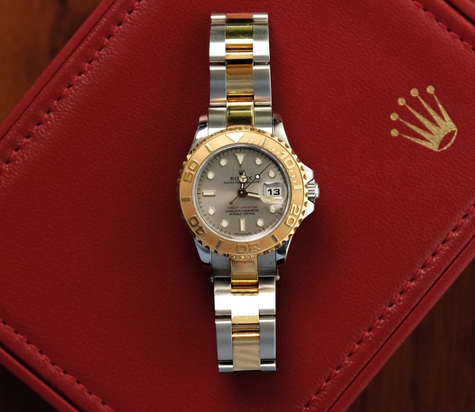 Rolex Yacht-Master 169623 Slate grey dial Two-Tone Oyster 2003 29mm. thumbnail 1