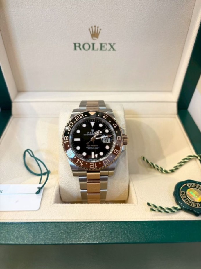 ROLEX GMT-Master II Root Beer 126711CHNR 40mm 