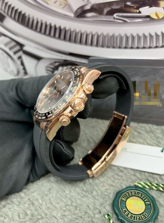 ROLEX Daytona Chocolate Dial Oysterflex 126515LN - Image 2