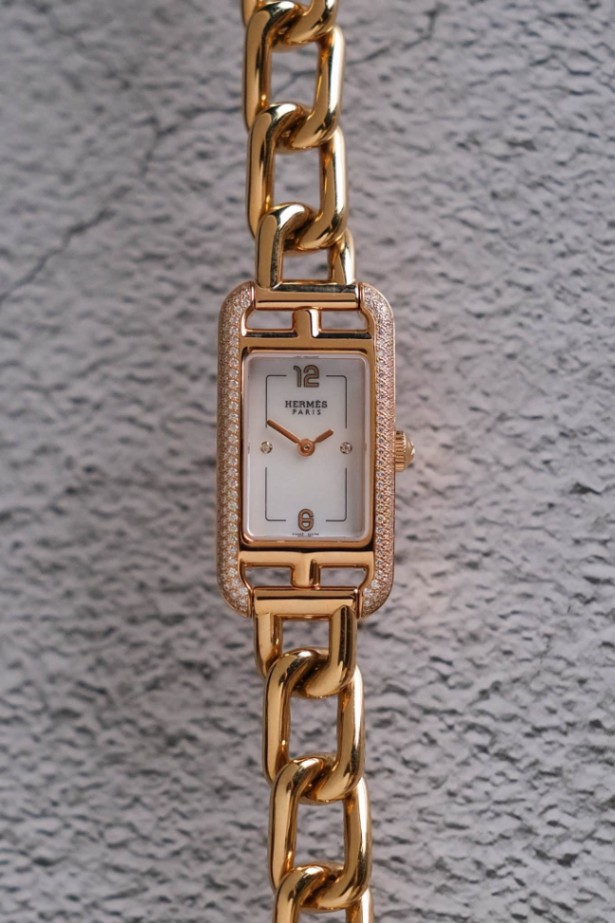 Hermès Nantucket 18K Rose Gold Diamond NA2.171
