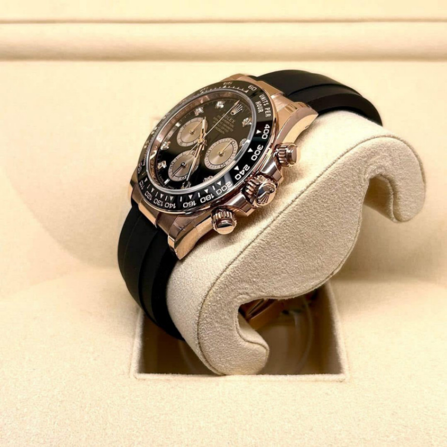 Daytona Black Diamond Rose Gold Oysterflex 40mm thumbnail 3