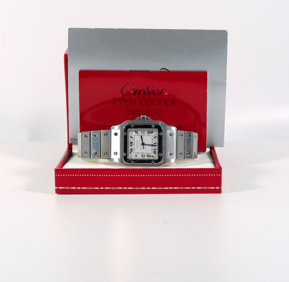 Cartier Santos 2960 Silver Dial Stainless steel 1996 thumbnail 9