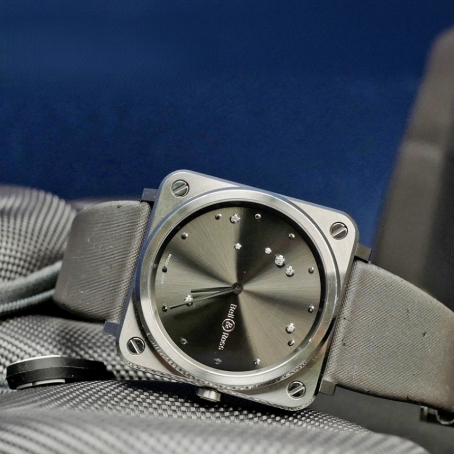 BELL & ROSS BR-S Diamond Eagle 38mm