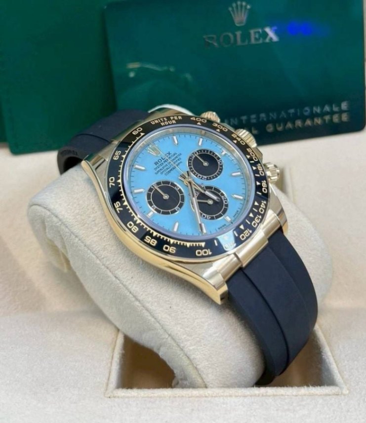 Rolex Daytona Tiffany Blue Oysterflex 40mm - Image 3