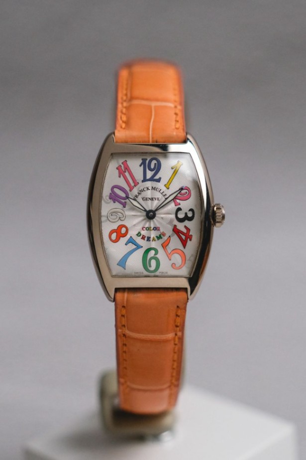 Franck Muller Curvex Color Dreams 18K White Gold 7502 QZ