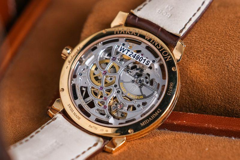 Harry Winston Midnight Skeleton 18K Rose Gold - Image 5