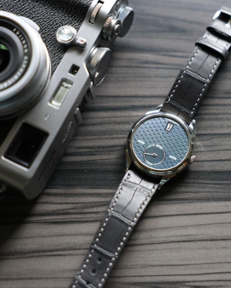ANDERSEN GENÈVE Jumping Hours 40th Anniversary 38mm Platinum - Image 4