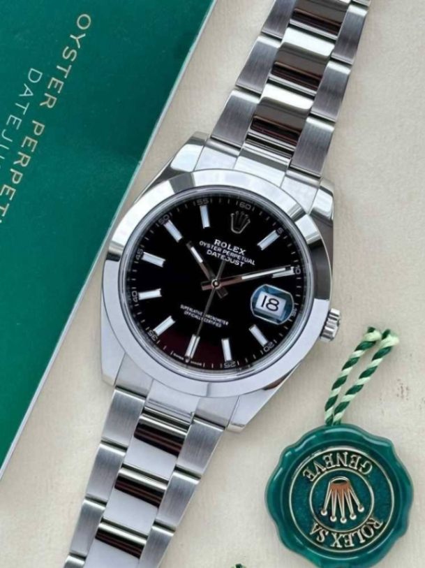 ROLEX Datejust 41 Black Oyster 126300 2022 - Image 4