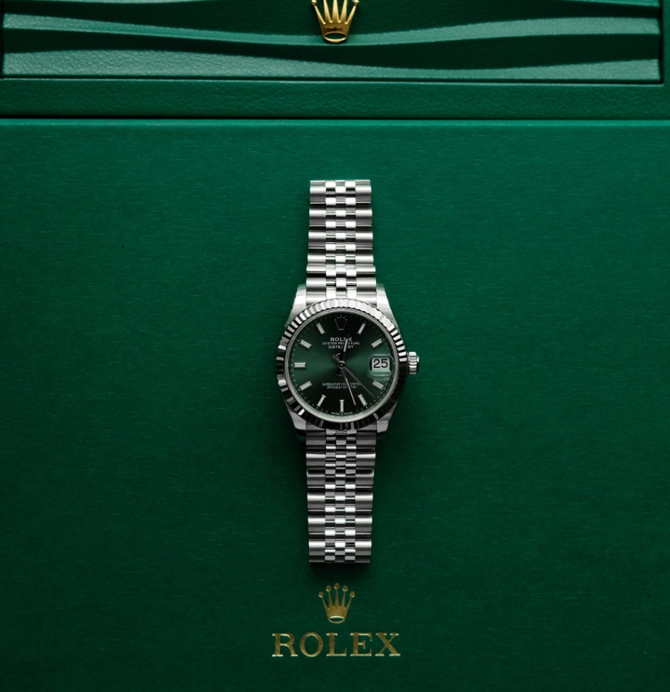Rolex Datejust 278274 Mint Green Dial White Gold Jubilee 2026 31mm.
