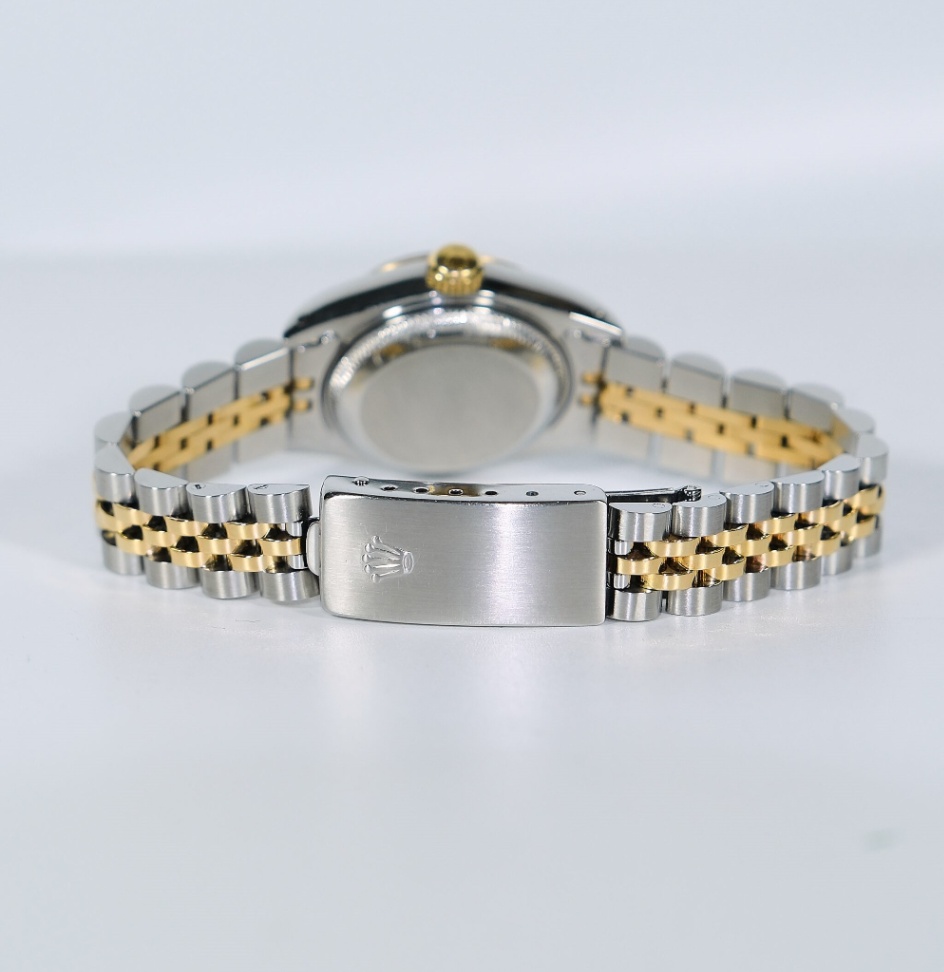 Rolex Datejust 69173 Champagne Diamond Dial Two-Tone Jubilee 1991 26mm. - Image 3