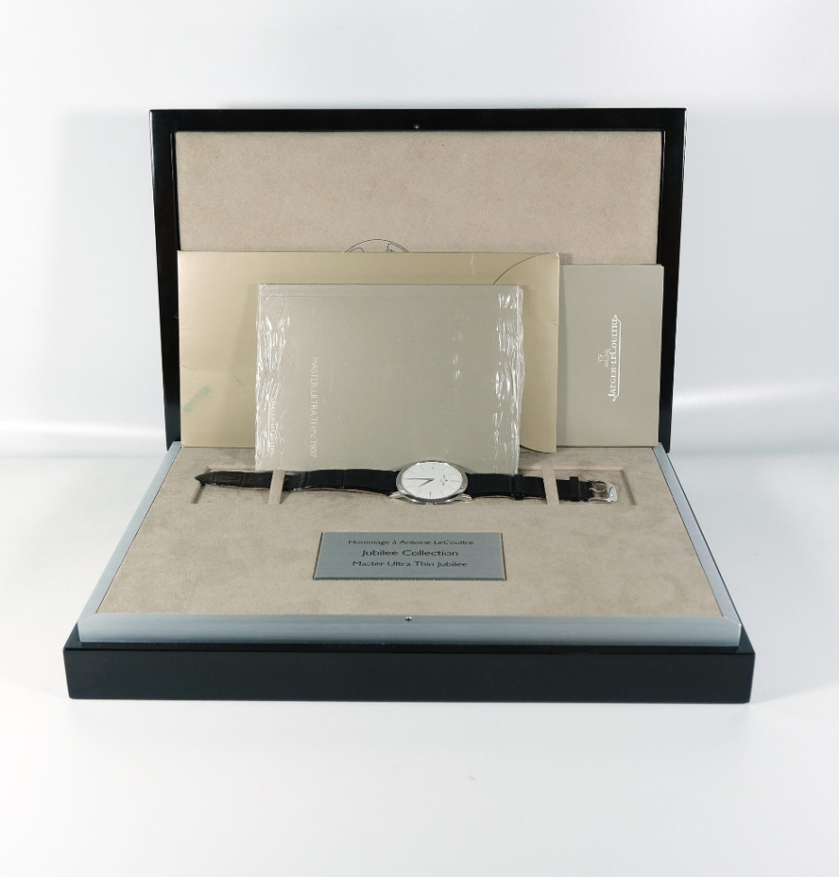 Jaeger-LeCoultre Master Ultra Thin Jubilee Q1296520 White Dial Black Alligator Leather 2014 thumbnail 7