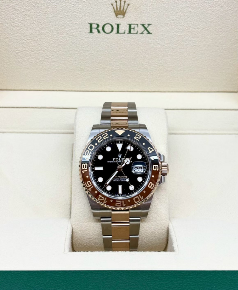 GMT Master || Rootbeer 2t Rose Gold 40mm