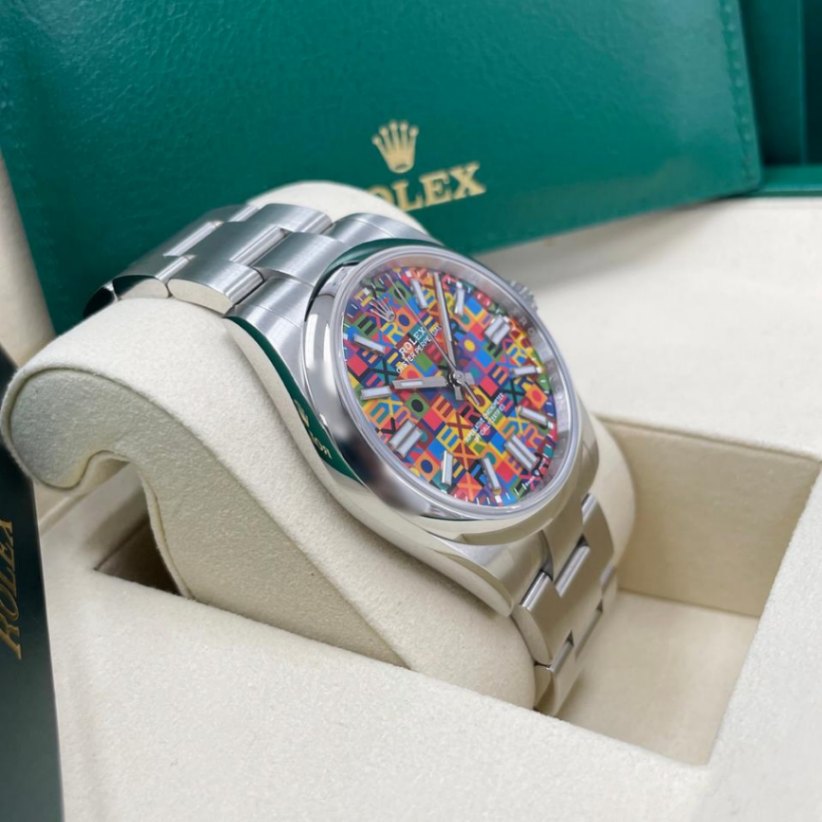 Oyster Perpetual Multicolor Jubilee Motif 41mm thumbnail 3