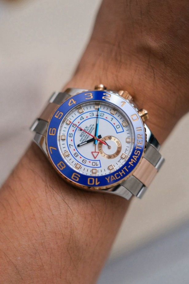 ROLEX YACHT MASTER II 2 tone 116681 thumbnail 3
