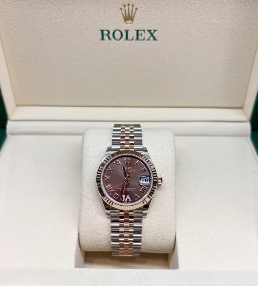 Datejust Chocolate Roman VI 2t Rose Gold 31mm thumbnail 1