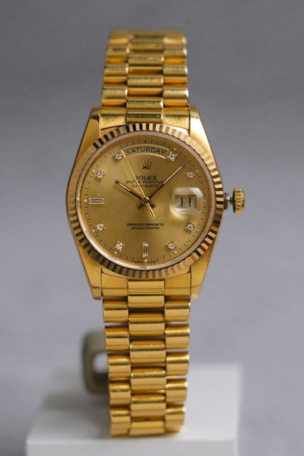 ROLEX DAY DATE 36 18K GOLD Diamond 18238