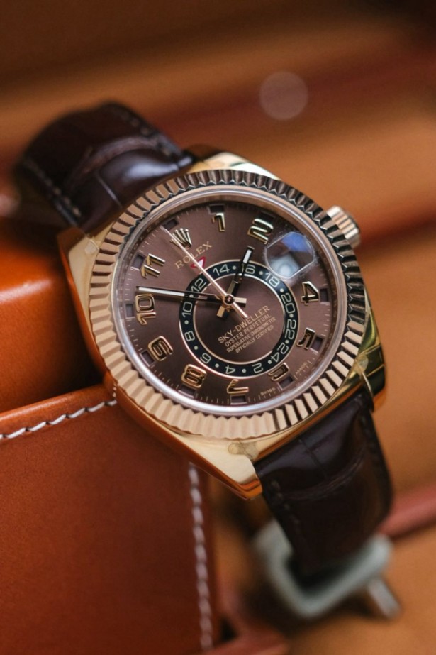 Rolex Sky-Dweller 18K Rose Gold thumbnail 2