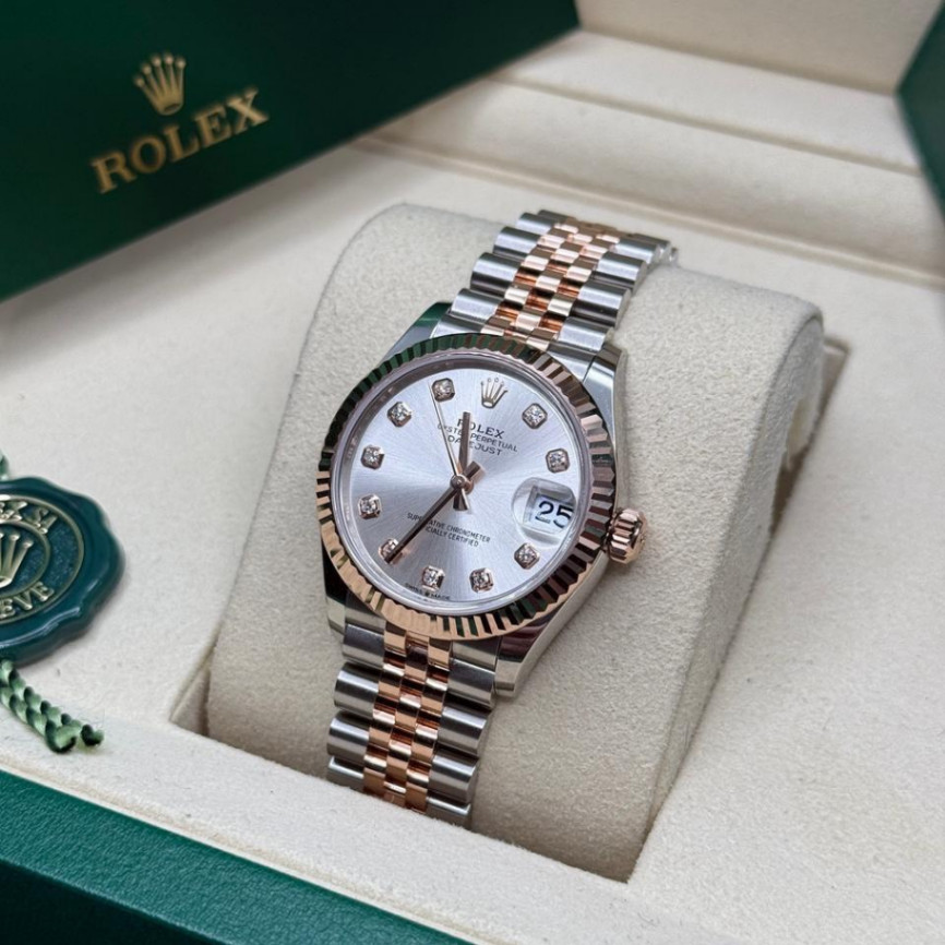Datejust Silver Diamond 2t Rose Gold Jubilee 31mm - Image 3