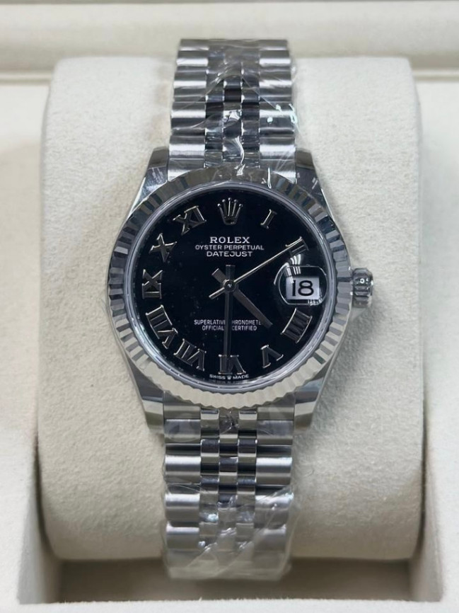 Datejust Black Roman Dial Jubilee 31mm