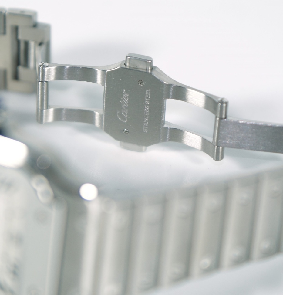 Cartier Santos WSSA0009 Large Silver Dial Stainless steel 2019 - Image 9