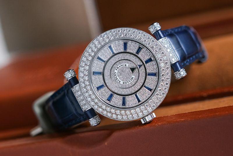 Franck Muller Double Mystery 18K White Gold Full Diamond thumbnail 5