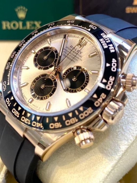 ROLEX Daytona Sundust Dial Oysterflex 126515LN  thumbnail 3