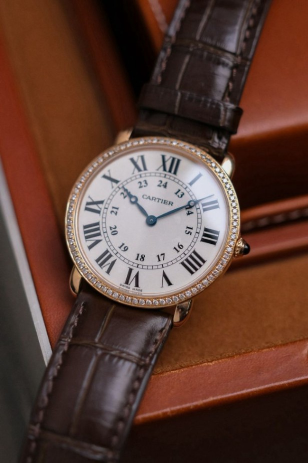 Cartier Ronde Louis 18K Rose Gold Diamond Ref. 2889 thumbnail 2